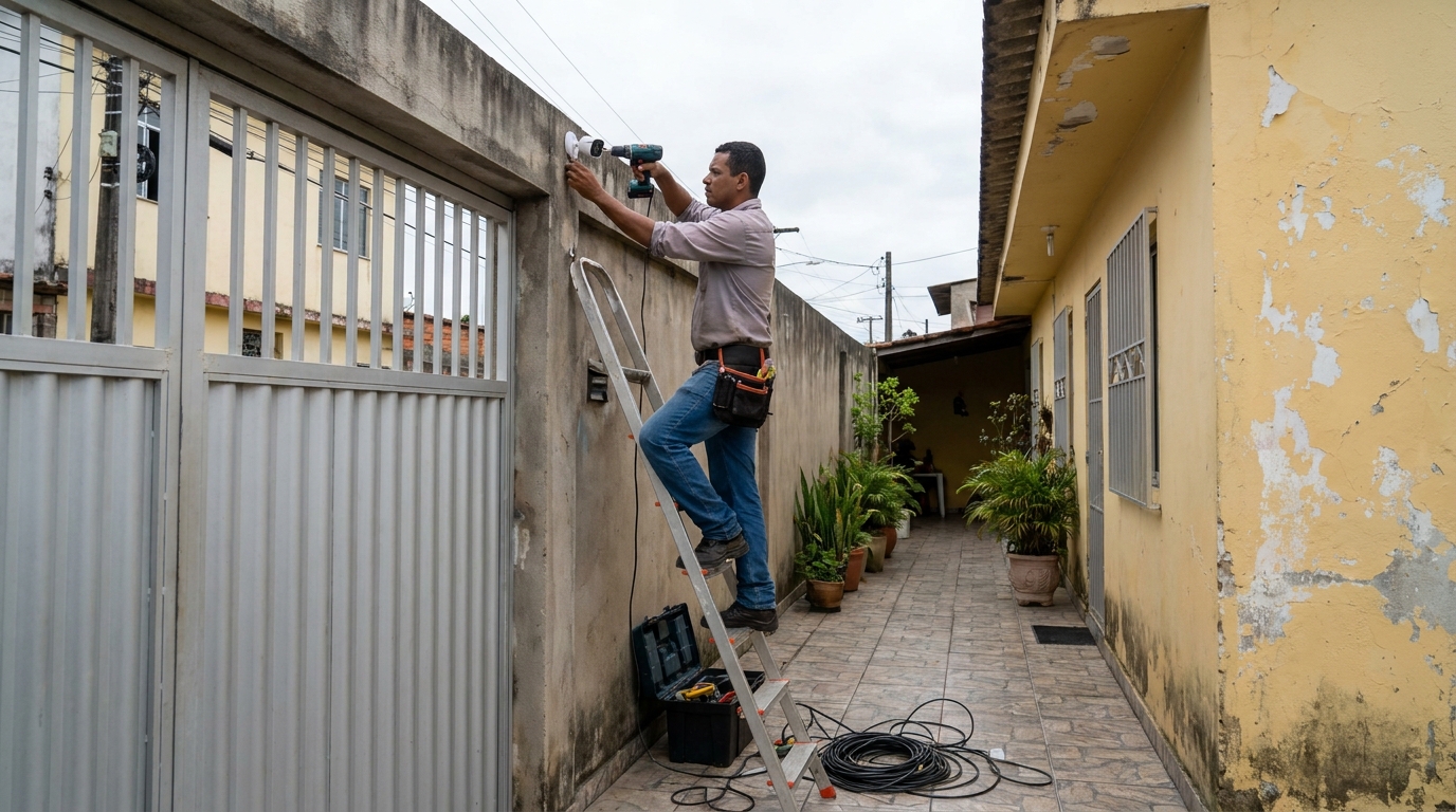 Instalacao de cameras de seguranca profissional em São Bernardo do Campo‑SP