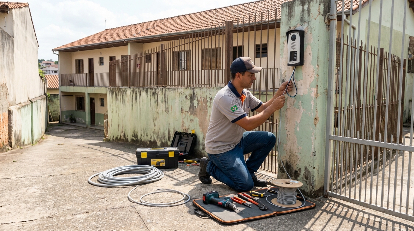Instalacao de interfone residencial em São Bernardo do Campo‑SP