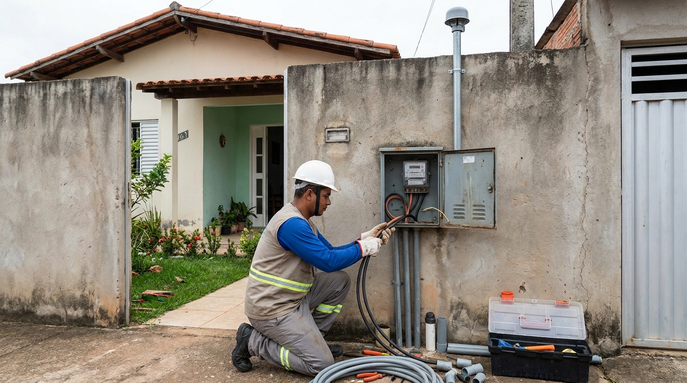 Instalacao de padrao de energia em São Bernardo do Campo‑SP