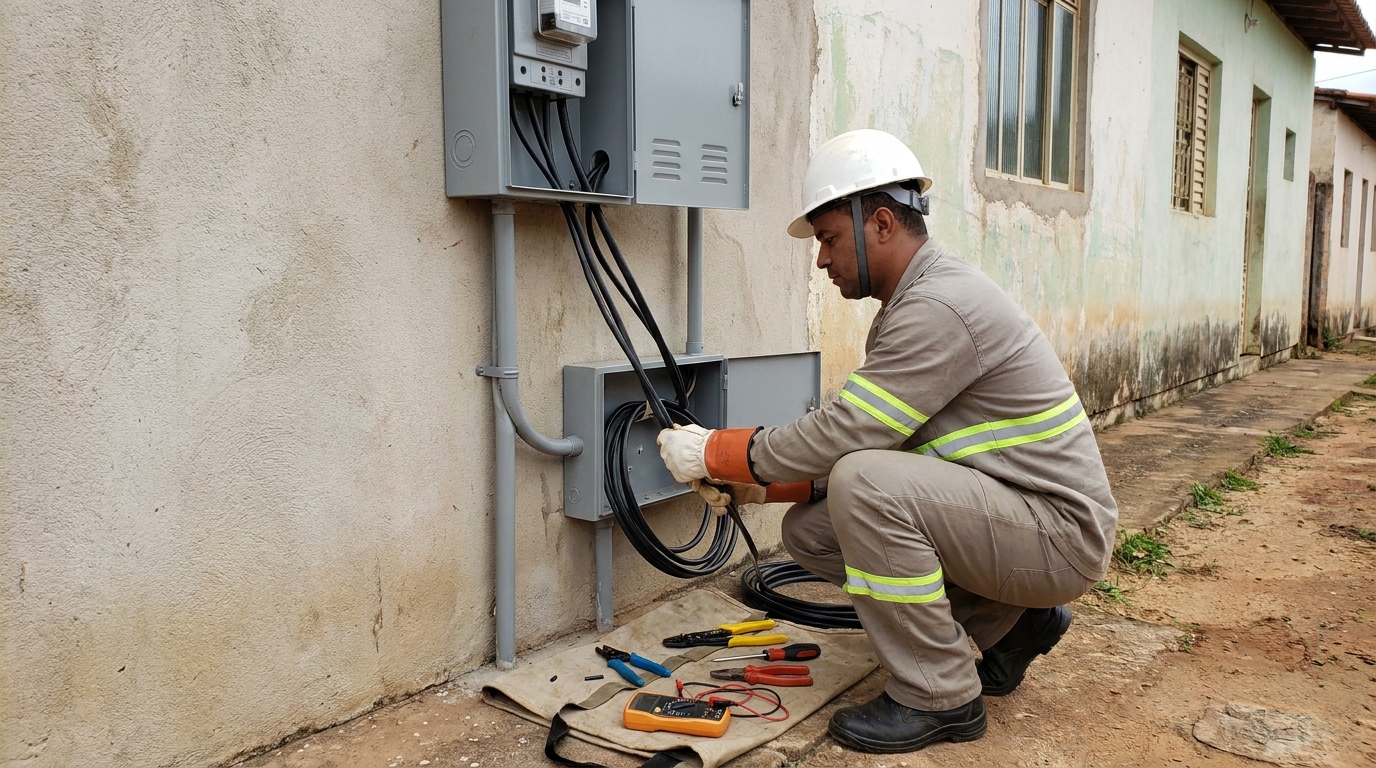 Troca de padrao de energia em São Bernardo do Campo‑SP